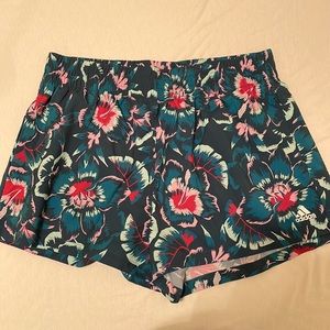 Adidas wild teal white shorts